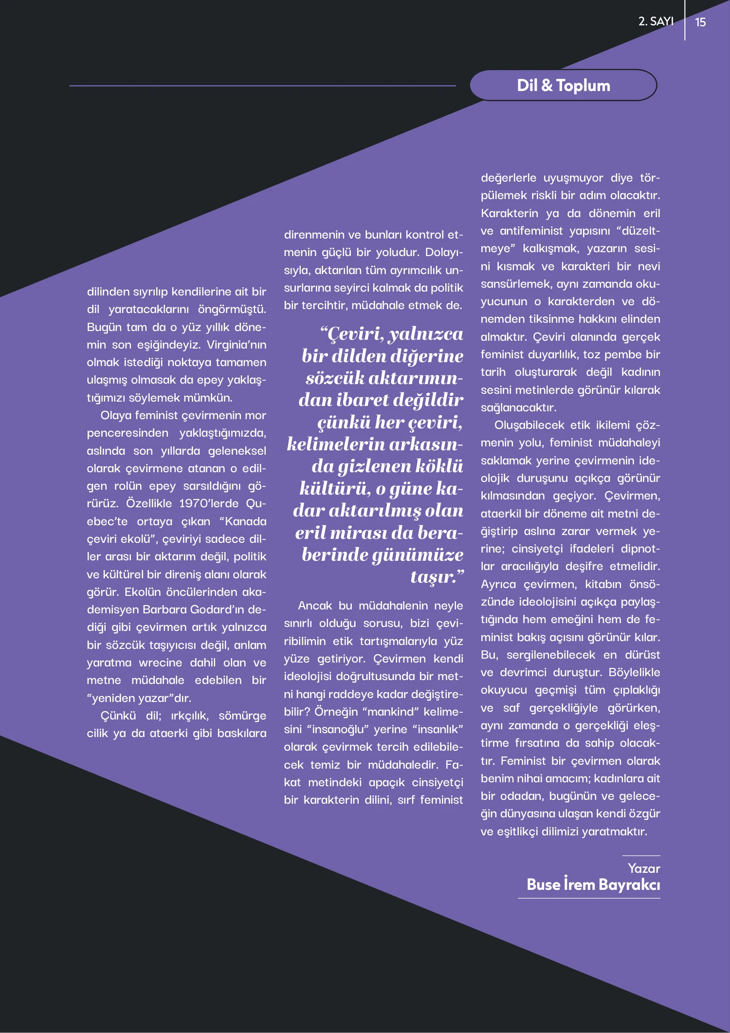 Dragomania · 2. Sayı — 15