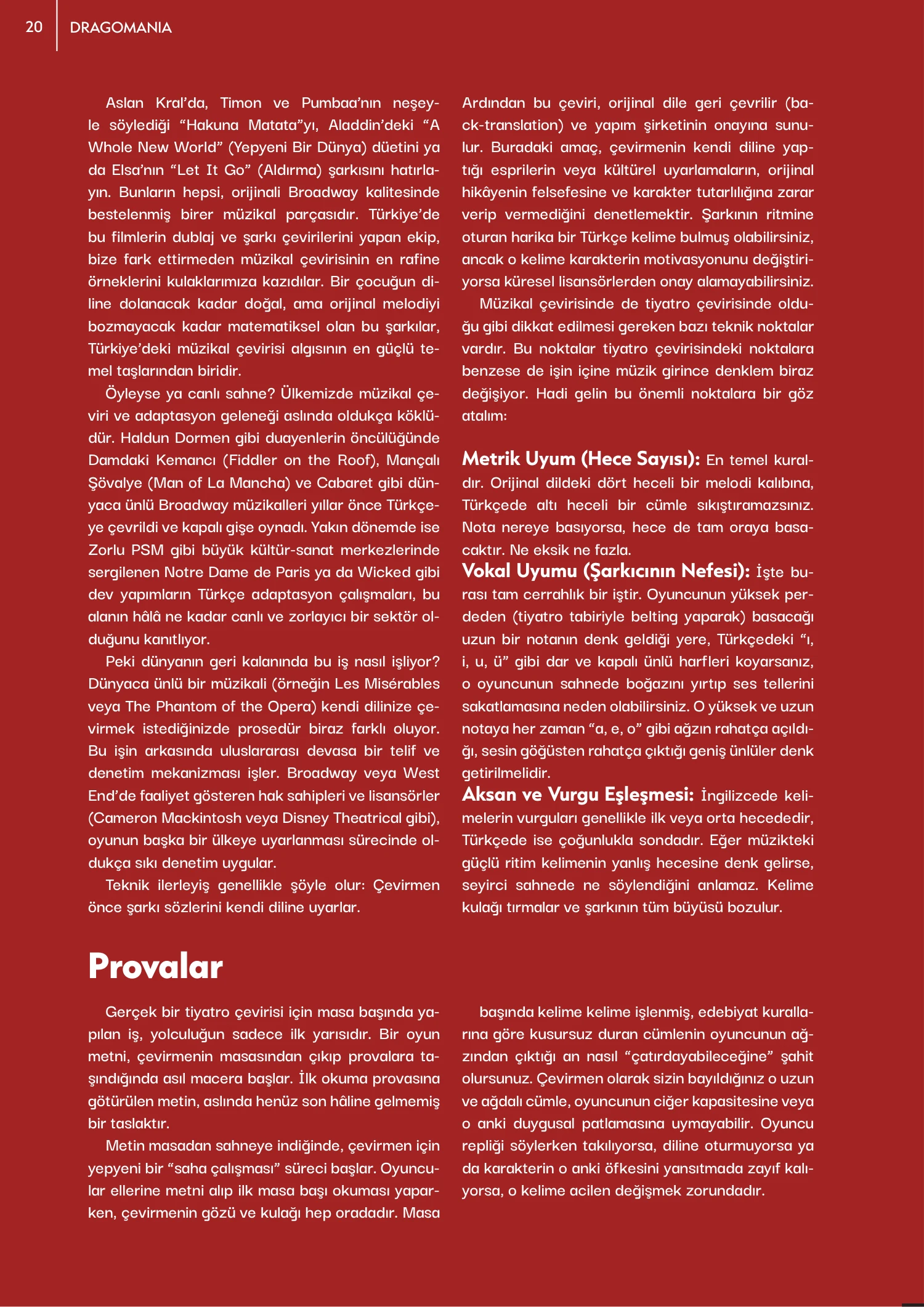 Dragomania · 2. Sayı — 20