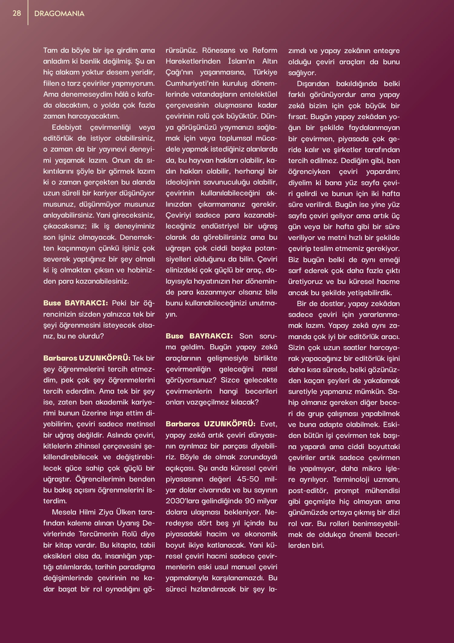Dragomania · 2. Sayı — 28